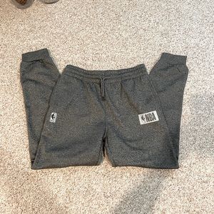 Boys NBA joggers w reflective logos and stripes